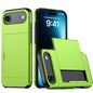 Shockproof Armor Phone Case with Card Slot, For iPhone Air, For iPhone 16 Pro Max