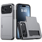 Shockproof Armor Phone Case with Card Slot, For iPhone 17 Pro, For iPhone 17