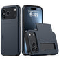 Shockproof Armor Phone Case with Card Slot, For iPhone 17 Pro, For iPhone 17