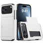 Shockproof Armor Phone Case with Card Slot, For iPhone 17e / 16e, For iPhone 17 Pro Max