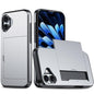 Shockproof Armor Phone Case with Card Slot, For iPhone 18, For iPhone 18 Pro