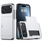 Shockproof Armor Phone Case with Card Slot, For iPhone 18, For iPhone 18 Pro