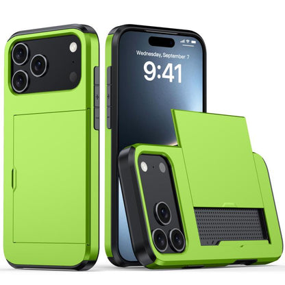 Shockproof Armor Phone Case with Card Slot, For iPhone 18 Pro Max, For iPhone 17e / 16e