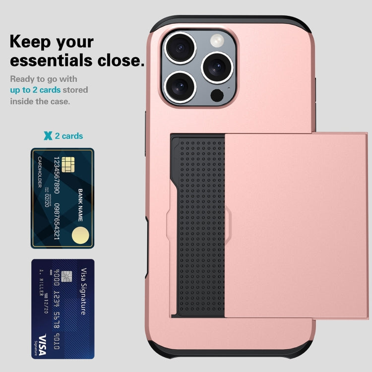 Shockproof Armor Phone Case with Card Slot, For iPhone 18 Pro Max, For iPhone 17e / 16e