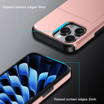Shockproof Armor Phone Case with Card Slot, For iPhone Air, For iPhone 16 Pro Max