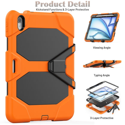Colorful Silicone Heavy Duty Hybrid PC Tablet Case, For iPad Air 11 2026 / 2025 / 2024, For iPad Pro 11 2025 / 2024