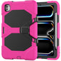 Colorful Silicone Heavy Duty Hybrid PC Tablet Case, For iPad Air 11 2026 / 2025 / 2024, For iPad Pro 11 2025 / 2024