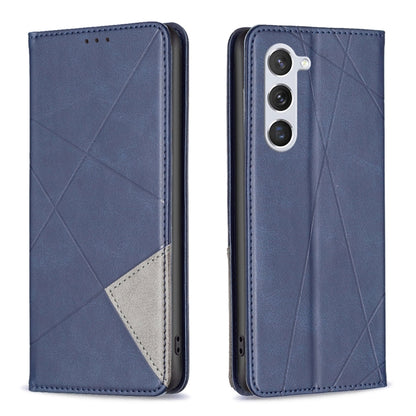 Rhombus Texture Magnetic Leather Phone Case, For Samsung Galaxy S25 Edge 5G, For Samsung Galaxy S25 5G, For Samsung Galaxy S25+ 5G, For Samsung Galaxy S25 Ultra 5G