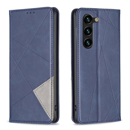 Rhombus Texture Magnetic Leather Phone Case, For Samsung Galaxy S25 Edge 5G, For Samsung Galaxy S25 5G, For Samsung Galaxy S25+ 5G, For Samsung Galaxy S25 Ultra 5G