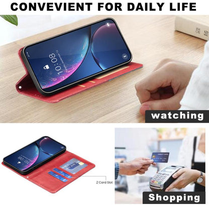 Rhombus Texture Magnetic Leather Phone Case, For Samsung Galaxy S25 Edge 5G, For Samsung Galaxy S25 5G, For Samsung Galaxy S25+ 5G, For Samsung Galaxy S25 Ultra 5G