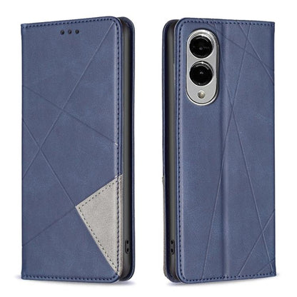 Rhombus Texture Magnetic Leather Phone Case, For Samsung Galaxy S25 Edge 5G, For Samsung Galaxy S25 5G, For Samsung Galaxy S25+ 5G, For Samsung Galaxy S25 Ultra 5G