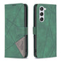Magnetic Buckle Rhombus Texture Leather Phone Case, For Samsung Galaxy S25 Edge 5G, For Samsung Galaxy S25 5G, For Samsung Galaxy S25+ 5G, For Samsung Galaxy S25 Ultra 5G