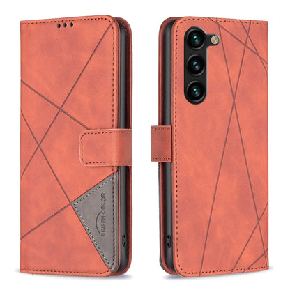 Magnetic Buckle Rhombus Texture Leather Phone Case, For Samsung Galaxy S25 Edge 5G, For Samsung Galaxy S25 5G, For Samsung Galaxy S25+ 5G, For Samsung Galaxy S25 Ultra 5G
