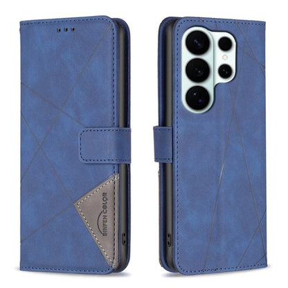 Magnetic Buckle Rhombus Texture Leather Phone Case, For Galaxy S26 FE 5G, For Samsung Galaxy S26 Ultra 5G, For Samsung Galaxy S26 5G, For Samsung Galaxy S25 FE 5G