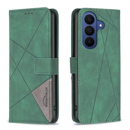 Magnetic Buckle Rhombus Texture Leather Phone Case, For Galaxy S27+ 5G, For Galaxy S26 FE 5G, For Samsung Galaxy S26 Ultra 5G, For Samsung Galaxy S26 5G
