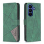 Magnetic Buckle Rhombus Texture Leather Phone Case, For Galaxy S27+ 5G, For Galaxy S26 FE 5G, For Samsung Galaxy S26 Ultra 5G, For Samsung Galaxy S26 5G