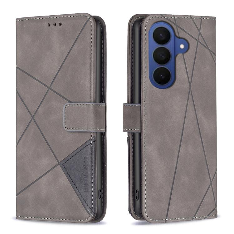 Magnetic Buckle Rhombus Texture Leather Phone Case, For Galaxy S27+ 5G, For Galaxy S26 FE 5G, For Samsung Galaxy S26 Ultra 5G, For Samsung Galaxy S26 5G