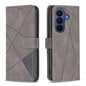 Magnetic Buckle Rhombus Texture Leather Phone Case, For Galaxy S27+ 5G, For Galaxy S26 FE 5G, For Samsung Galaxy S26 Ultra 5G, For Samsung Galaxy S26 5G