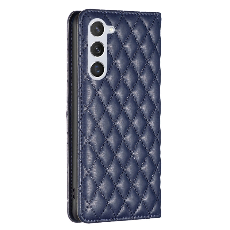 Diamond Lattice Magnetic Leather Flip Phone Case, For Samsung Galaxy S25 5G, For Samsung Galaxy S25+ 5G, For Samsung Galaxy S25 Ultra 5G, For Samsung Galaxy S24 FE 5G