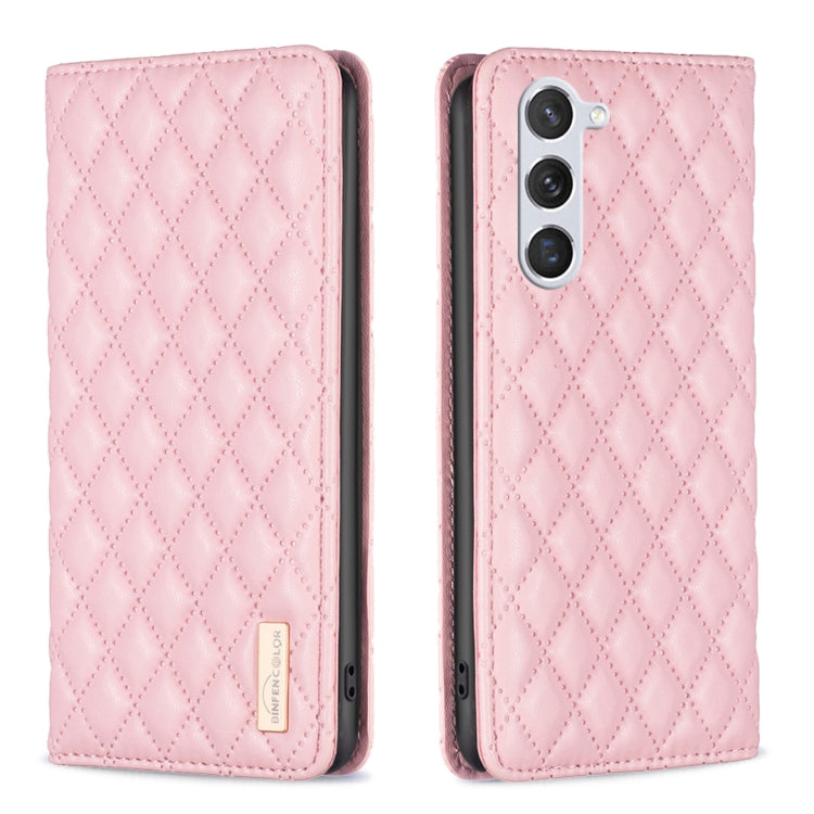 Diamond Lattice Magnetic Leather Flip Phone Case, For Samsung Galaxy S25 5G, For Samsung Galaxy S25+ 5G, For Samsung Galaxy S25 Ultra 5G, For Samsung Galaxy S24 FE 5G