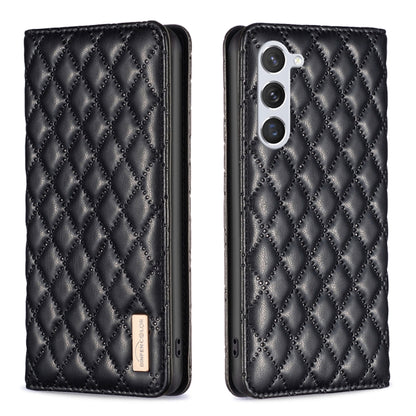 Diamond Lattice Magnetic Leather Flip Phone Case, For Samsung Galaxy S25 5G, For Samsung Galaxy S25+ 5G, For Samsung Galaxy S25 Ultra 5G, For Samsung Galaxy S24 FE 5G