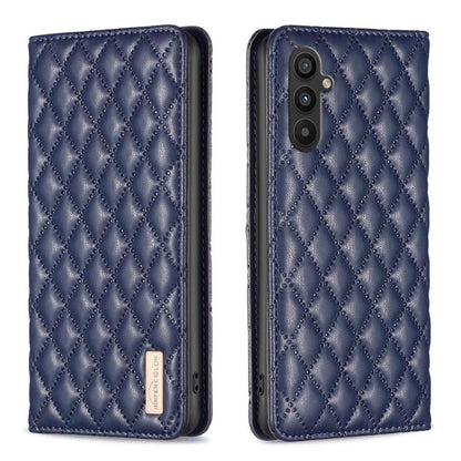 Diamond Lattice Magnetic Leather Flip Phone Case, For Galaxy S27+ 5G, For Galaxy S26 FE 5G, For Samsung Galaxy S25 5G, For Samsung Galaxy S25+ 5G