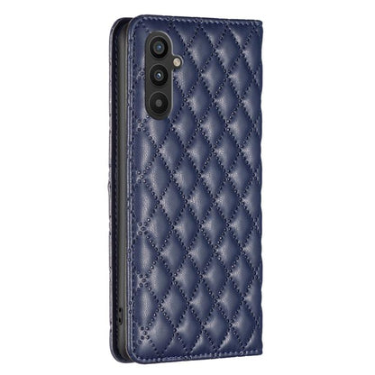 Diamond Lattice Magnetic Leather Flip Phone Case, For Galaxy S27+ 5G, For Galaxy S26 FE 5G, For Samsung Galaxy S25 5G, For Samsung Galaxy S25+ 5G