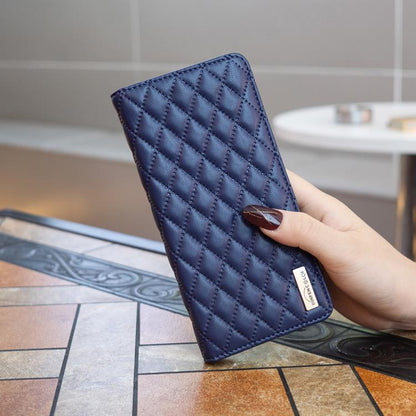 Diamond Lattice Magnetic Leather Flip Phone Case, For Galaxy S27+ 5G, For Galaxy S26 FE 5G, For Samsung Galaxy S25 5G, For Samsung Galaxy S25+ 5G