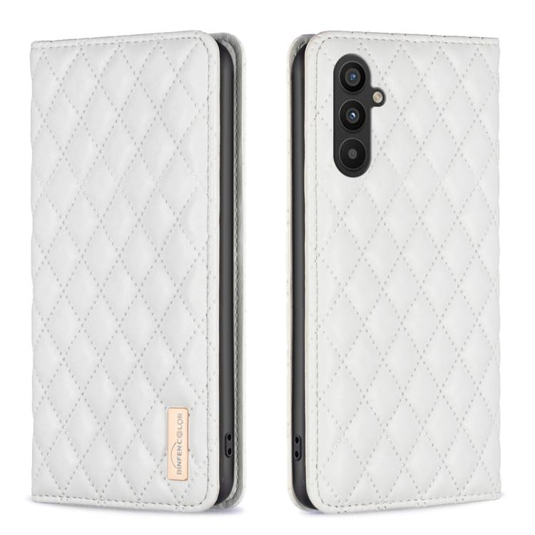 Diamond Lattice Magnetic Leather Flip Phone Case, For Galaxy S27+ 5G, For Galaxy S26 FE 5G, For Samsung Galaxy S25 5G, For Samsung Galaxy S25+ 5G