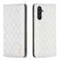 Diamond Lattice Magnetic Leather Flip Phone Case, For Galaxy S27+ 5G, For Galaxy S26 FE 5G, For Samsung Galaxy S25 5G, For Samsung Galaxy S25+ 5G