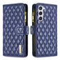 Diamond Lattice Zipper Wallet Leather Flip Phone Case, For Galaxy S26 FE 5G, For Samsung Galaxy S25 5G, For Samsung Galaxy S25+ 5G, For Samsung Galaxy S25 Ultra 5G