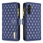 Diamond Lattice Zipper Wallet Leather Flip Phone Case, For Galaxy S26 FE 5G, For Samsung Galaxy S25 5G, For Samsung Galaxy S25+ 5G, For Samsung Galaxy S25 Ultra 5G