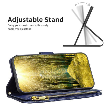 Diamond Lattice Zipper Wallet Leather Flip Phone Case, For Galaxy S26 FE 5G, For Samsung Galaxy S25 5G, For Samsung Galaxy S25+ 5G, For Samsung Galaxy S25 Ultra 5G