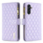 Diamond Lattice Zipper Wallet Leather Flip Phone Case, For Galaxy S26 FE 5G, For Samsung Galaxy S25 5G, For Samsung Galaxy S25+ 5G, For Samsung Galaxy S25 Ultra 5G