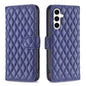 Diamond Lattice Wallet Flip Leather Phone Case, For Samsung Galaxy S25+ 5G, For Samsung Galaxy S25 Ultra 5G, For Samsung Galaxy S24 FE 5G