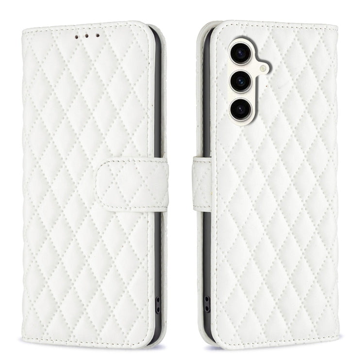 Diamond Lattice Wallet Flip Leather Phone Case, For Samsung Galaxy S25+ 5G, For Samsung Galaxy S25 Ultra 5G, For Samsung Galaxy S24 FE 5G