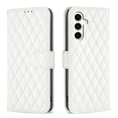 Diamond Lattice Wallet Flip Leather Phone Case, For Samsung Galaxy S25+ 5G, For Samsung Galaxy S25 Ultra 5G, For Samsung Galaxy S24 FE 5G