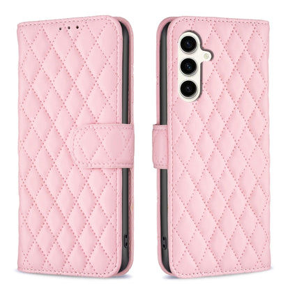 Diamond Lattice Wallet Flip Leather Phone Case, For Samsung Galaxy S25+ 5G, For Samsung Galaxy S25 Ultra 5G, For Samsung Galaxy S24 FE 5G
