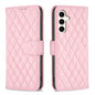 Diamond Lattice Wallet Flip Leather Phone Case, For Samsung Galaxy S25+ 5G, For Samsung Galaxy S25 Ultra 5G, For Samsung Galaxy S24 FE 5G