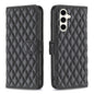 Diamond Lattice Wallet Flip Leather Phone Case, For Samsung Galaxy S25+ 5G, For Samsung Galaxy S25 Ultra 5G, For Samsung Galaxy S24 FE 5G