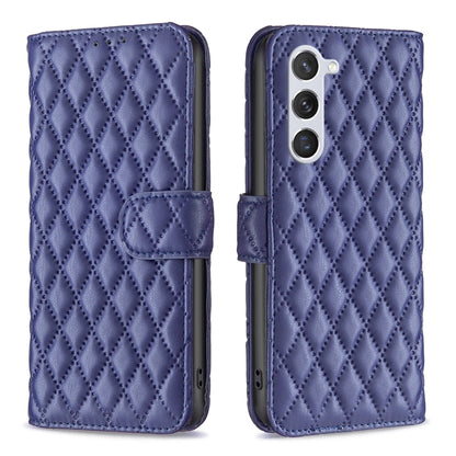 Diamond Lattice Wallet Flip Leather Phone Case