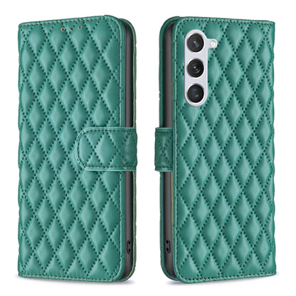 Diamond Lattice Wallet Flip Leather Phone Case, For Samsung Galaxy S25 5G, For Samsung Galaxy S25+ 5G, For Samsung Galaxy S25 Ultra 5G, For Samsung Galaxy S24 FE 5G