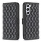 Diamond Lattice Wallet Flip Leather Phone Case, For Samsung Galaxy S25 5G, For Samsung Galaxy S25+ 5G, For Samsung Galaxy S25 Ultra 5G, For Samsung Galaxy S24 FE 5G