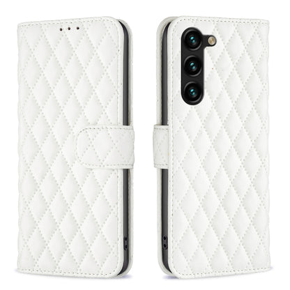Diamond Lattice Wallet Flip Leather Phone Case