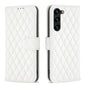 Diamond Lattice Wallet Flip Leather Phone Case
