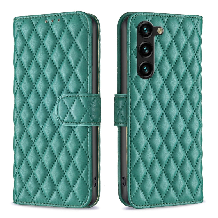 Diamond Lattice Wallet Flip Leather Phone Case