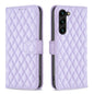 Diamond Lattice Wallet Flip Leather Phone Case