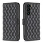 Diamond Lattice Wallet Flip Leather Phone Case