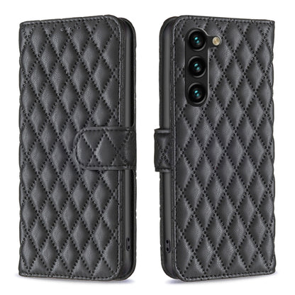 Diamond Lattice Wallet Flip Leather Phone Case, For Samsung Galaxy S25 5G, For Samsung Galaxy S25+ 5G, For Samsung Galaxy S25 Ultra 5G, For Samsung Galaxy S24 FE 5G