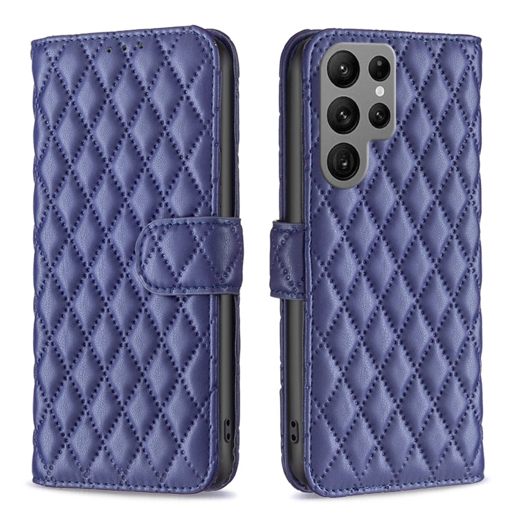 Diamond Lattice Wallet Flip Leather Phone Case, For Samsung Galaxy S26 5G, For Samsung Galaxy S25 5G, For Samsung Galaxy S25+ 5G, For Samsung Galaxy S25 Ultra 5G